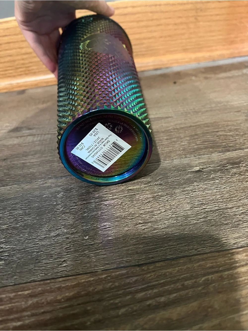 Starbucks Iridescent Studded Tumbler in Purple-Green-Blue